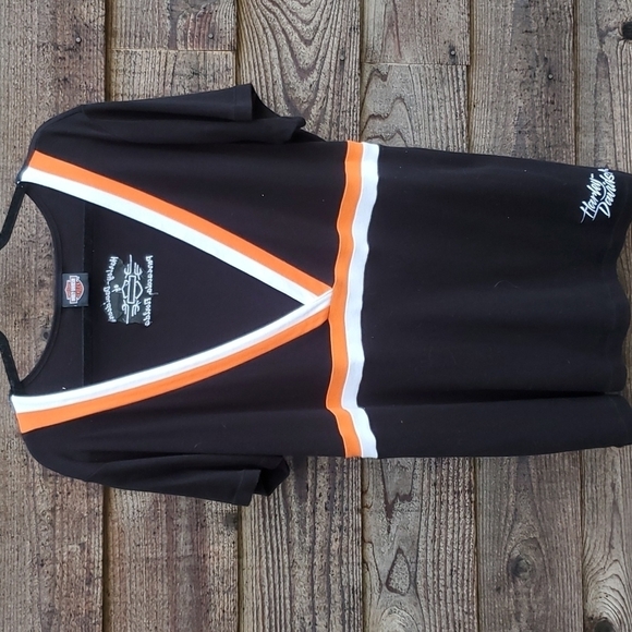 Harley Davidson Ladies deep V Tunic Large - Picture 1 of 4